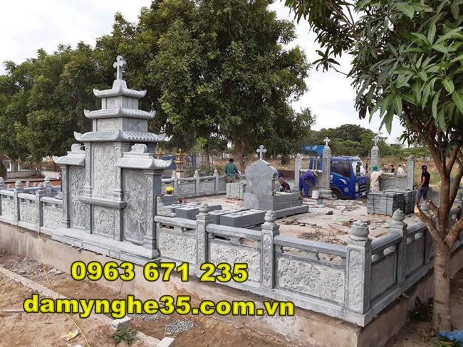 Địa chỉ bán các mẫu lăng mộ đá tự nhiên uy tín tại Vĩnh Long