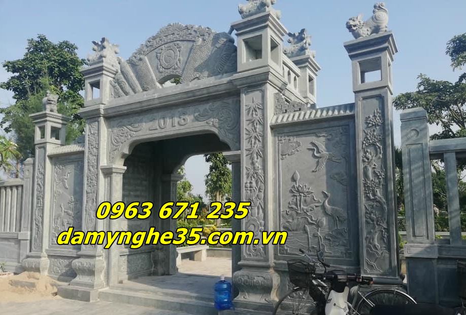 Địa chỉ bán các mẫu cổng đá nhà thờ họ uy tín tại Bắc Ninh