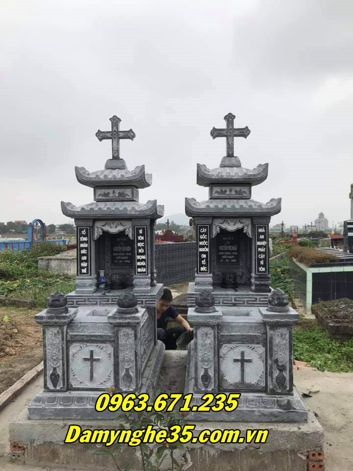 Địa chỉ bán các mẫu mộ đá đôi uy tín giá rẻ tại Tuyên Quang