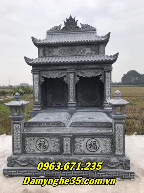 Kích thước mộ đá đôi bán tại Tuyên Quang