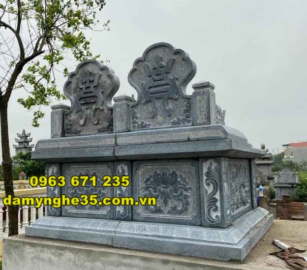 Địa chỉ bán mẫu mộ đôi bằng đá uy tín tại Phú Thọ