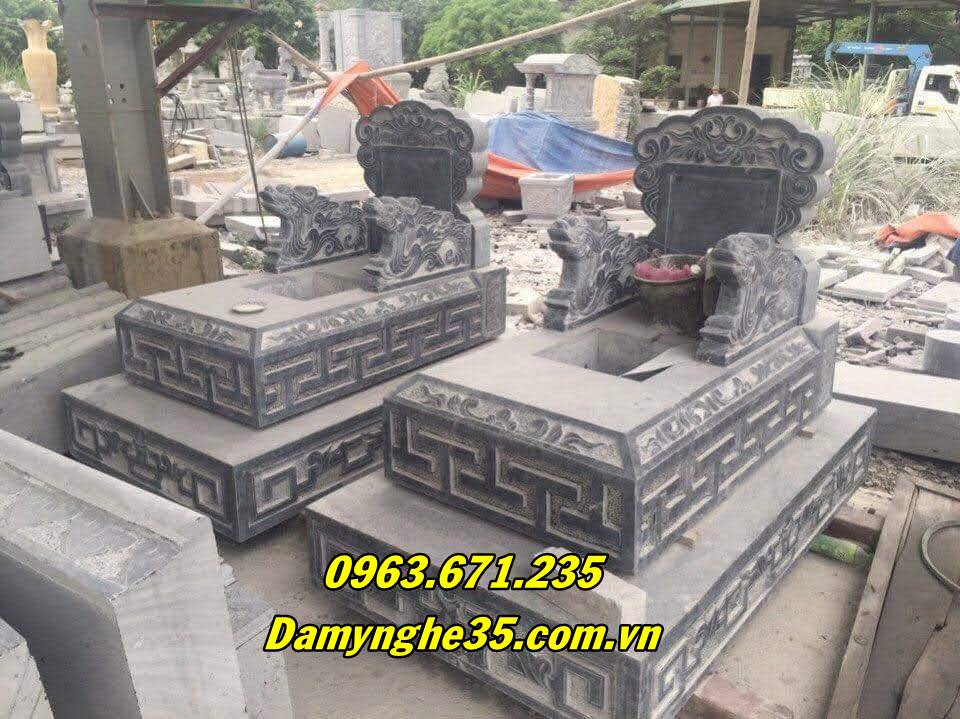 Địa chỉ bán các mẫu mộ đôi bằng đá uy tín tại Quảng Ninh