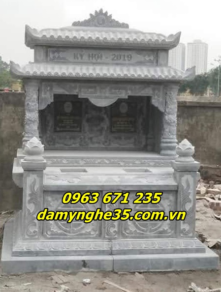 Giá các mẫu mộ đá hai mái đẹp bán tại Nam Định
