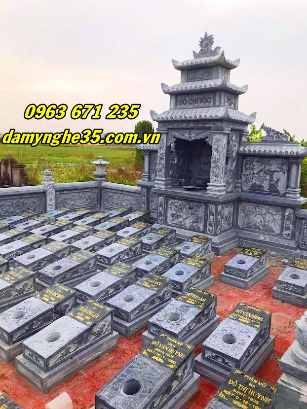 hình ảnh lăng mộ bằng đá đẹp tại Hưng yên