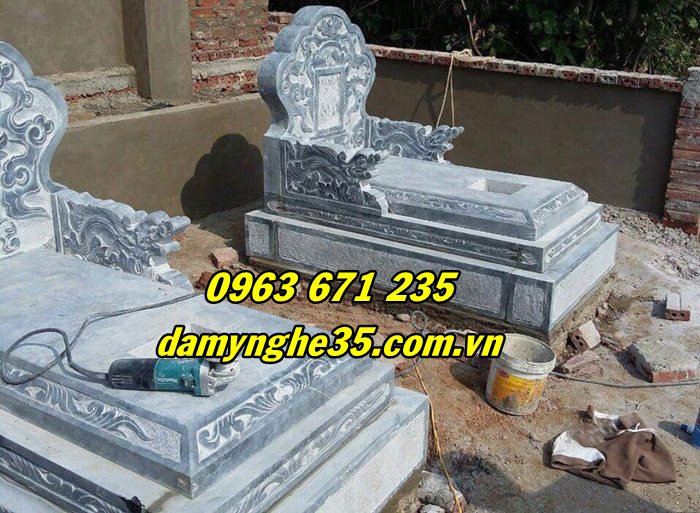 15 mẫu mộ tam cấp bằng đá bán tại Bắc Giang
