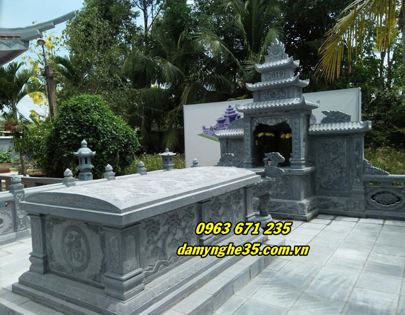 giá thành lăng mộ đá đẹp lắp đặt tại Ninh Thuận