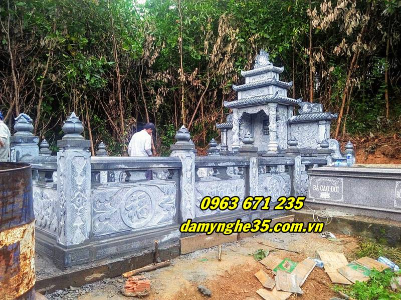 mẫu lăng mộ bằng đá đẹp bán tại Quảng Ngãi