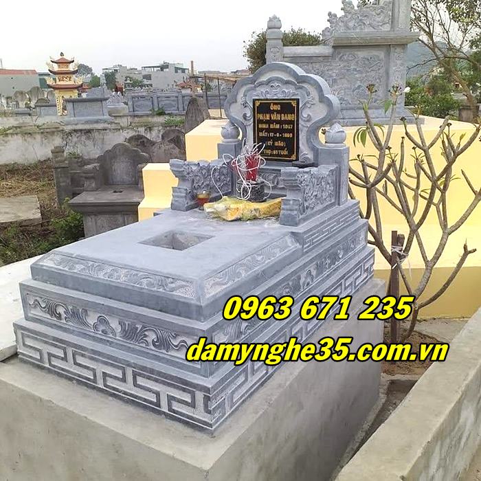 mẫ mộ tam cấp bằng đá đẹp bán tại Vĩnh Phúc