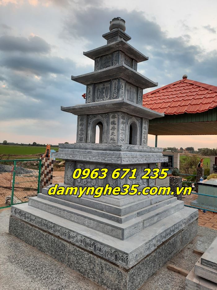 Tháp mộ bằng đá đẹp bán tại Thành Phố Hồ Chí Minh