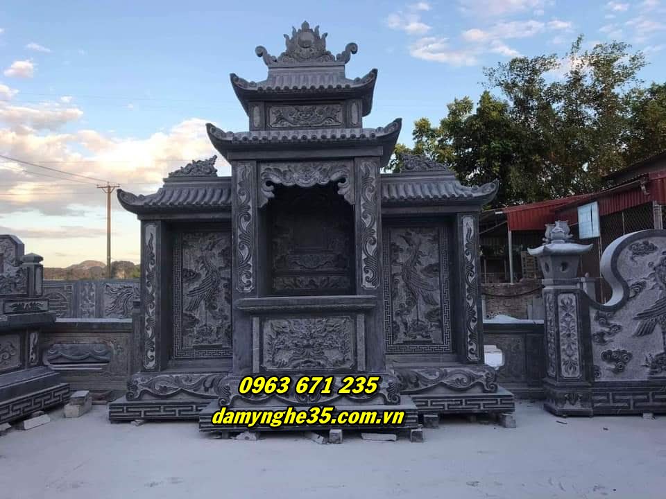 Mẫu lăng thờ bằng đá nguyên khối tự nhiên bán tại Đồng Nai